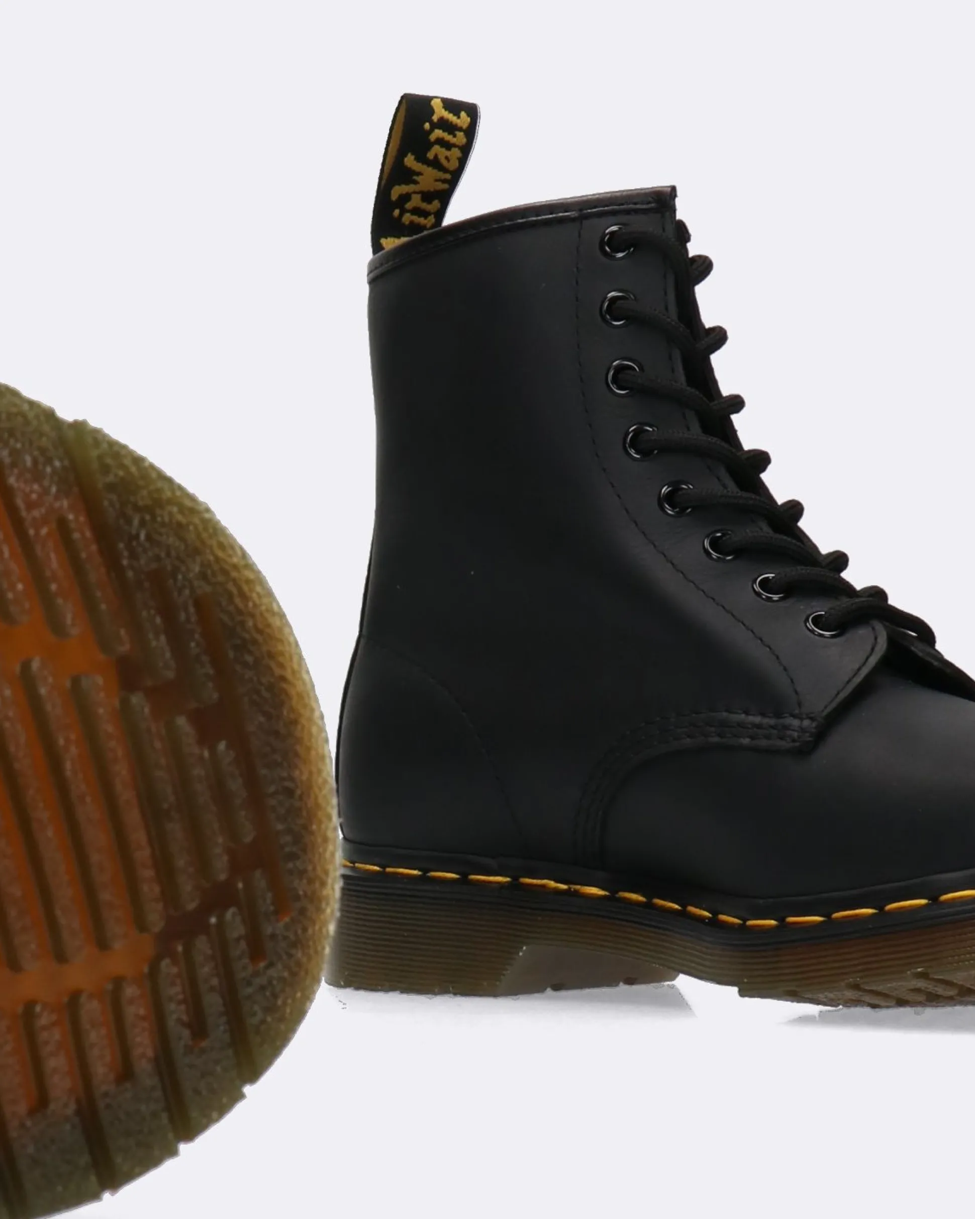 Anfibi 1460 Black Greasy