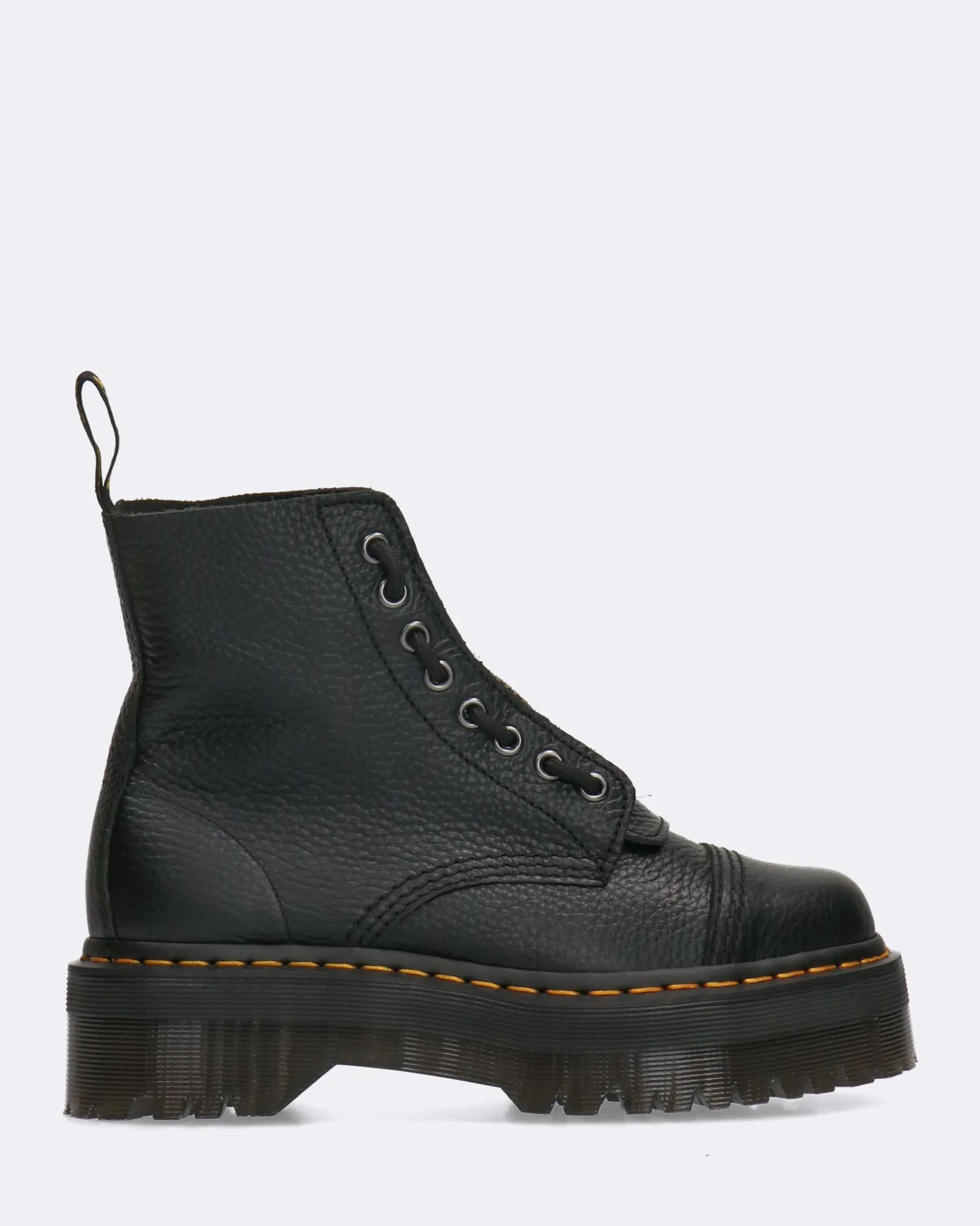 Anfibi Sinclair Black Milled Nappa