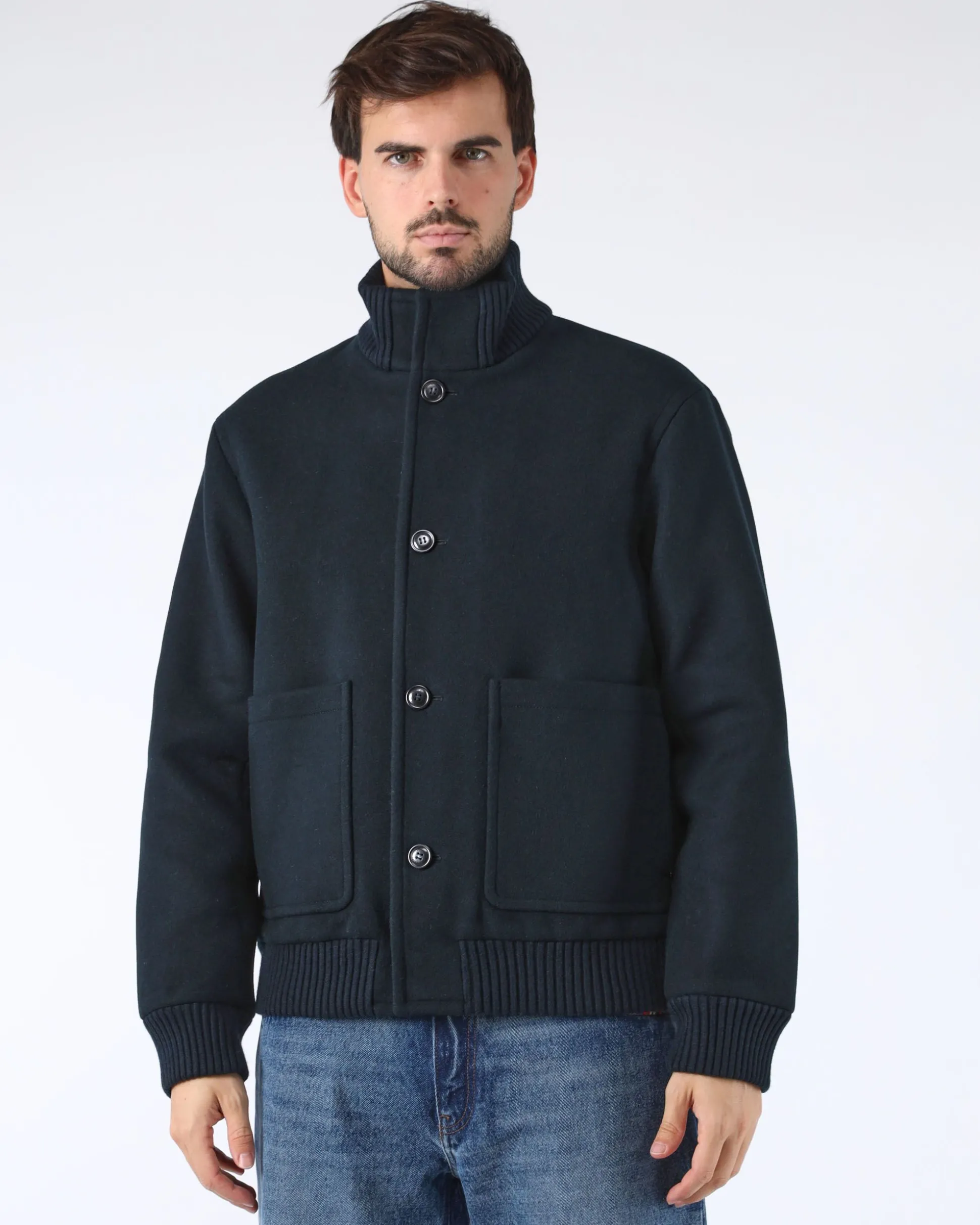 Bomber Melton Wool