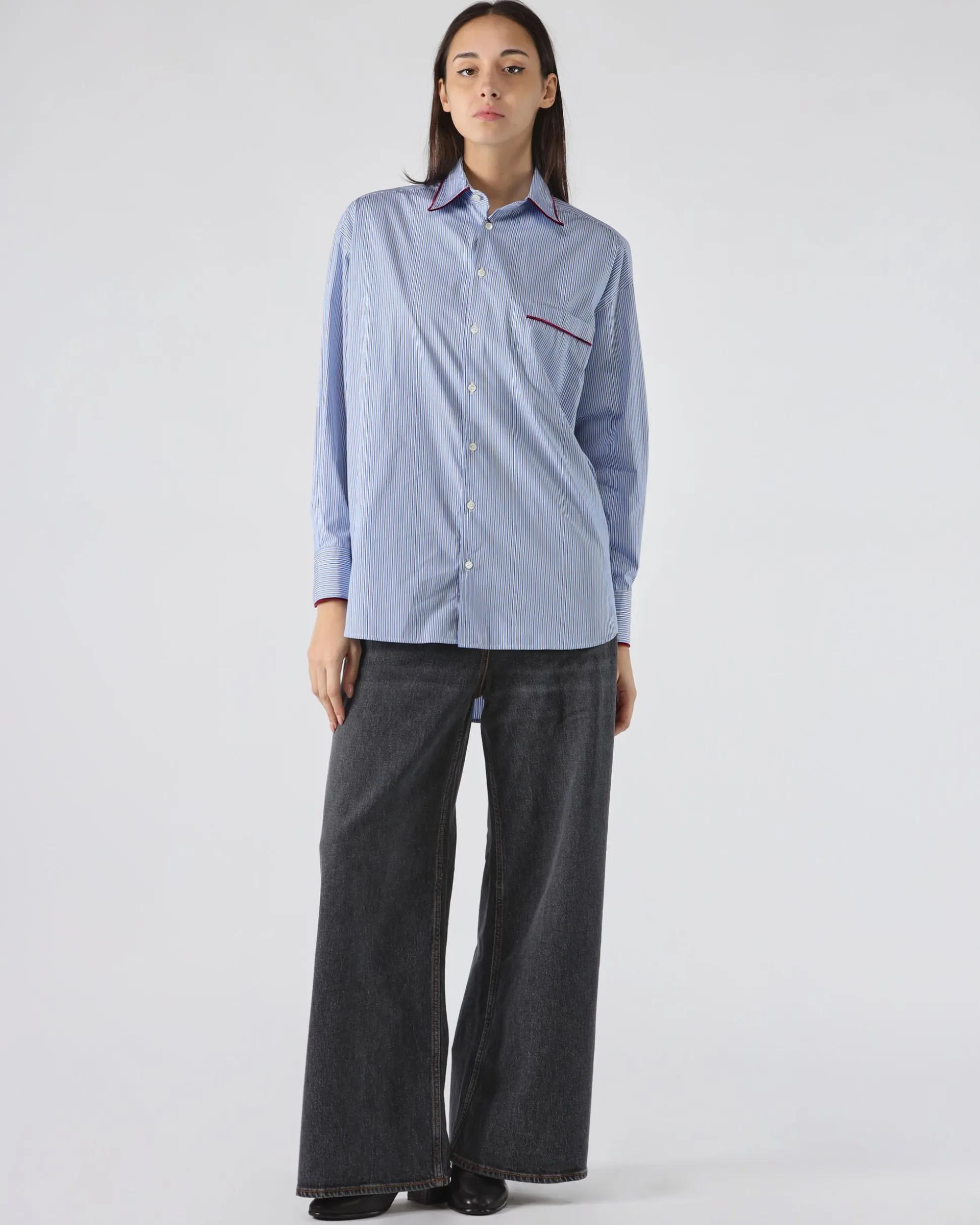 Camicia a righe