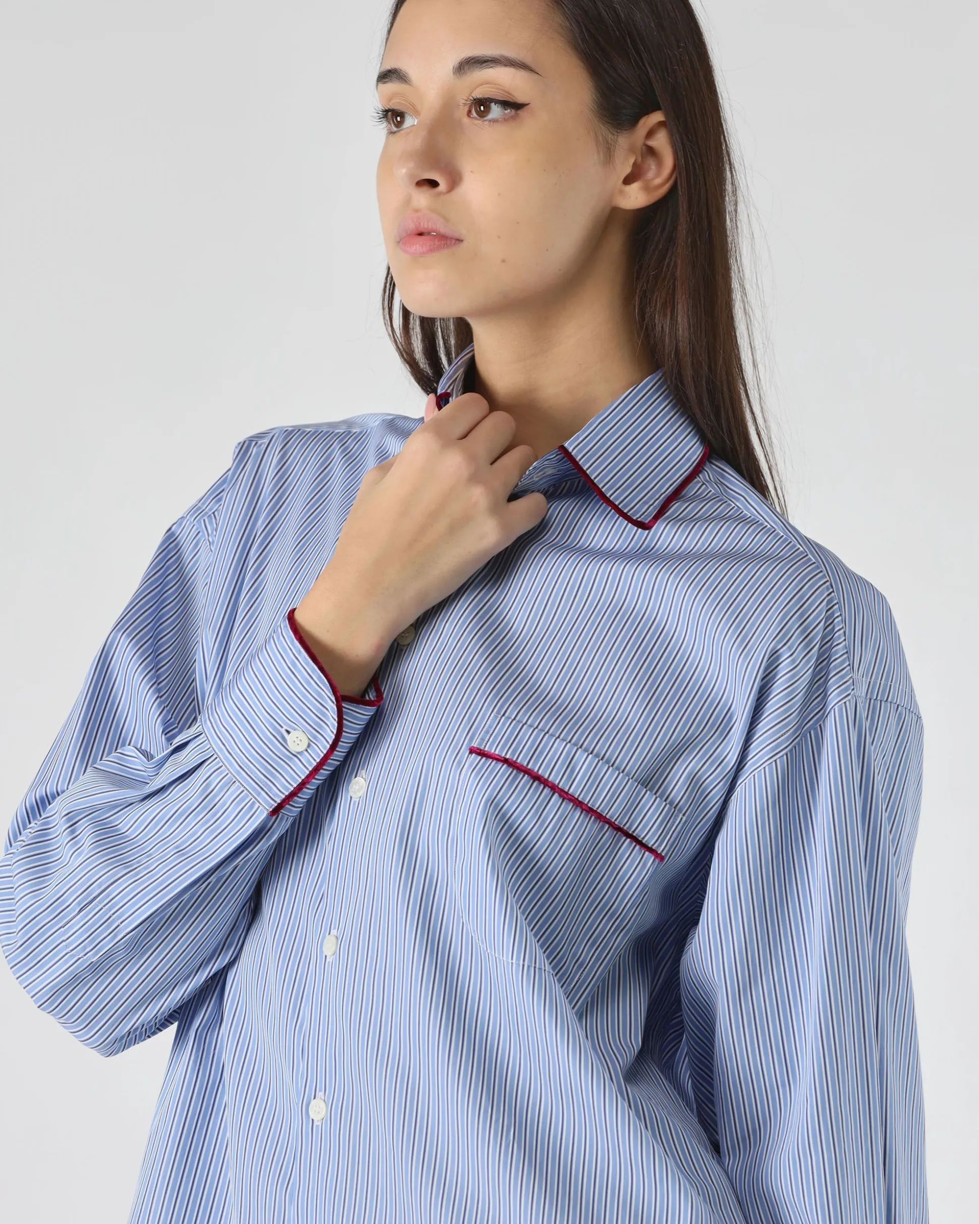 Camicia a righe