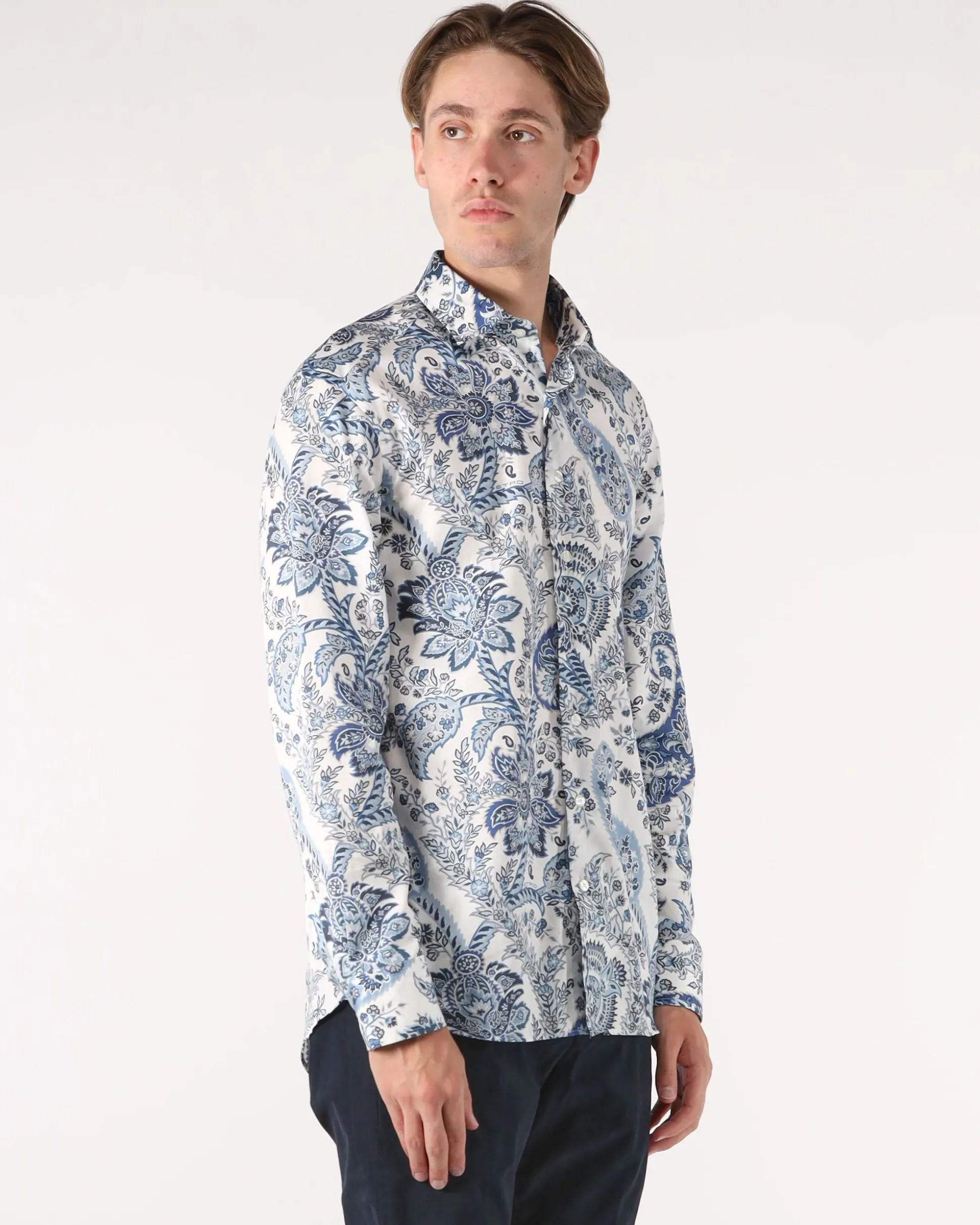 Camicia paisley floreale