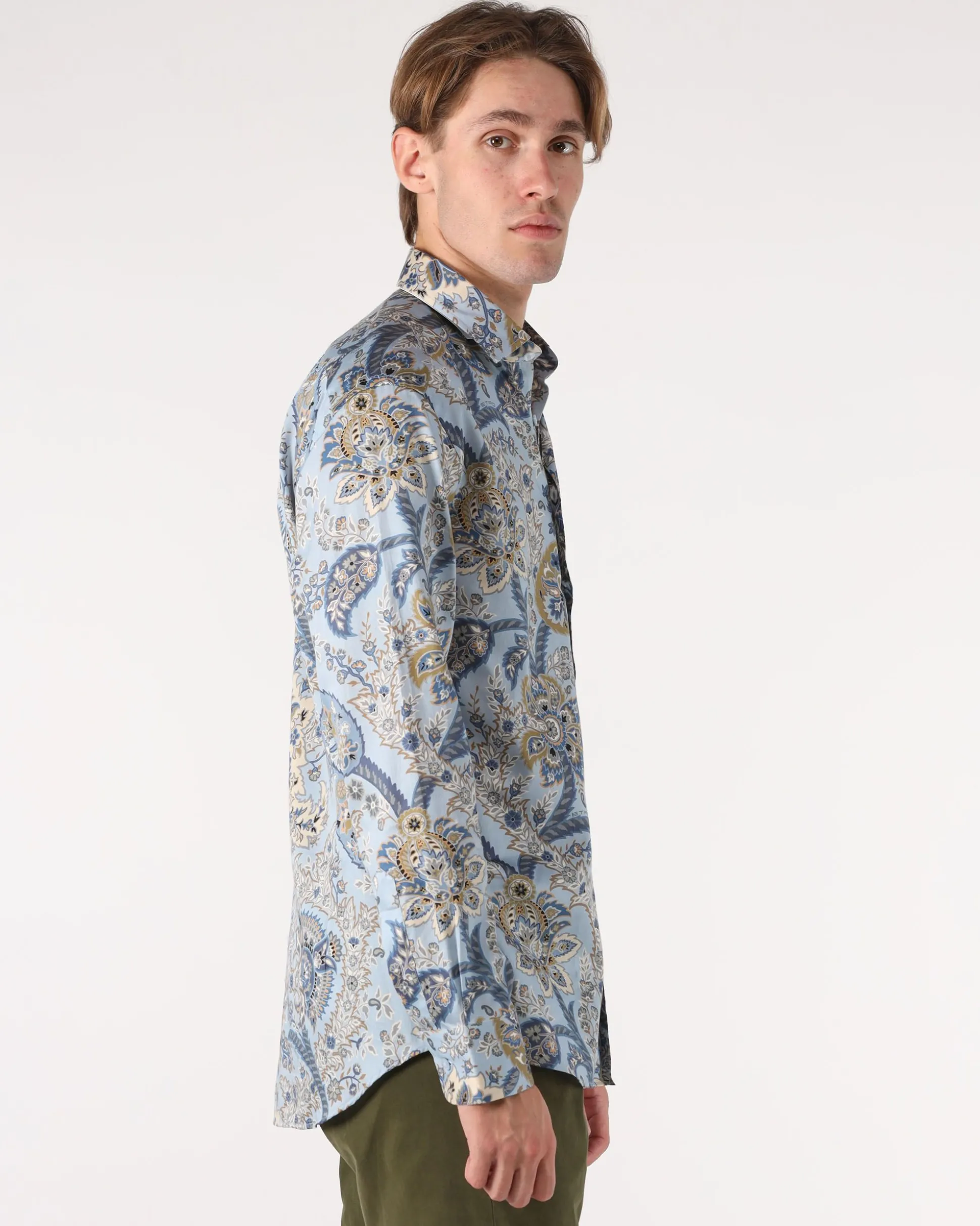 Camicia paisley floreale