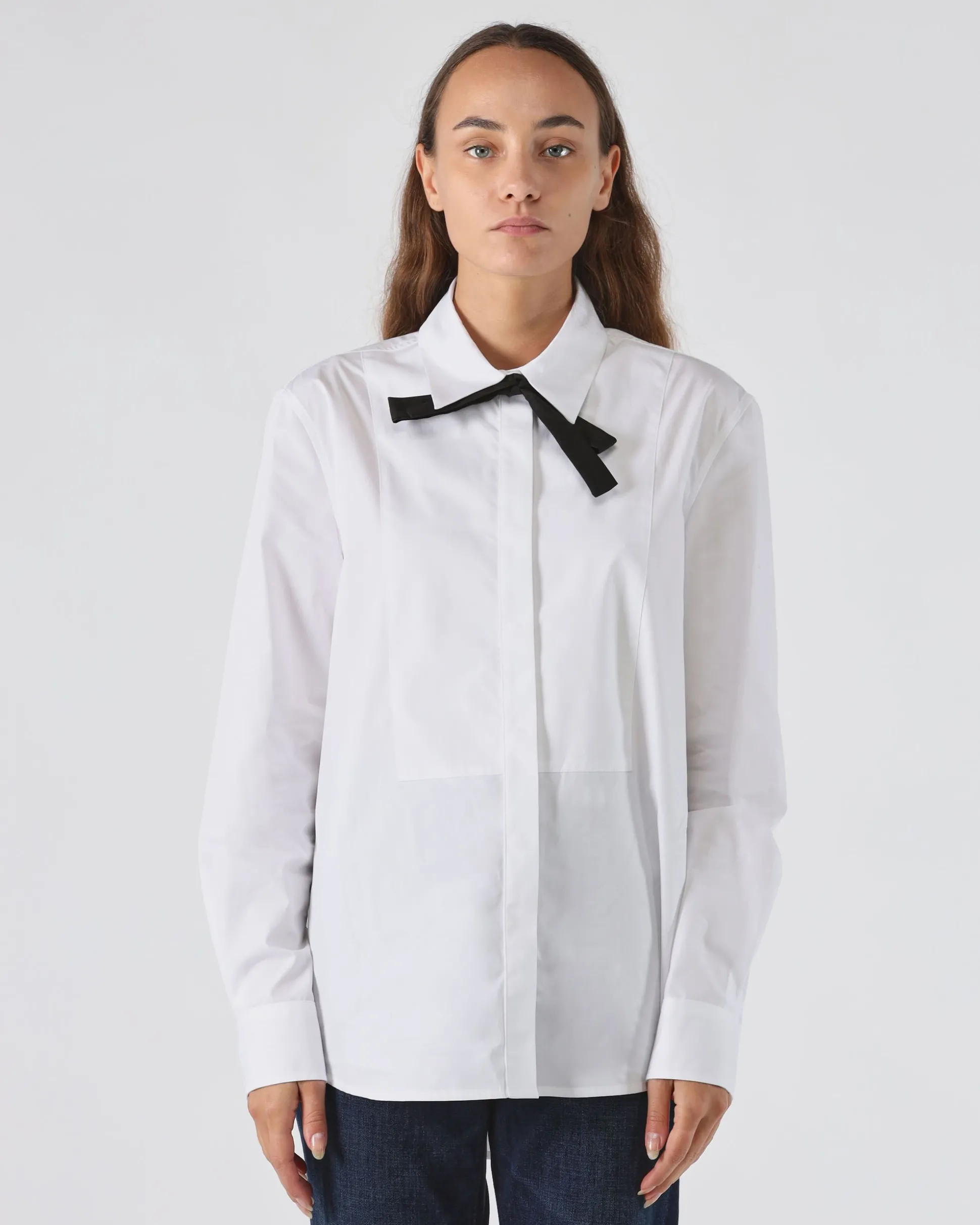 Camicia regular in popeline