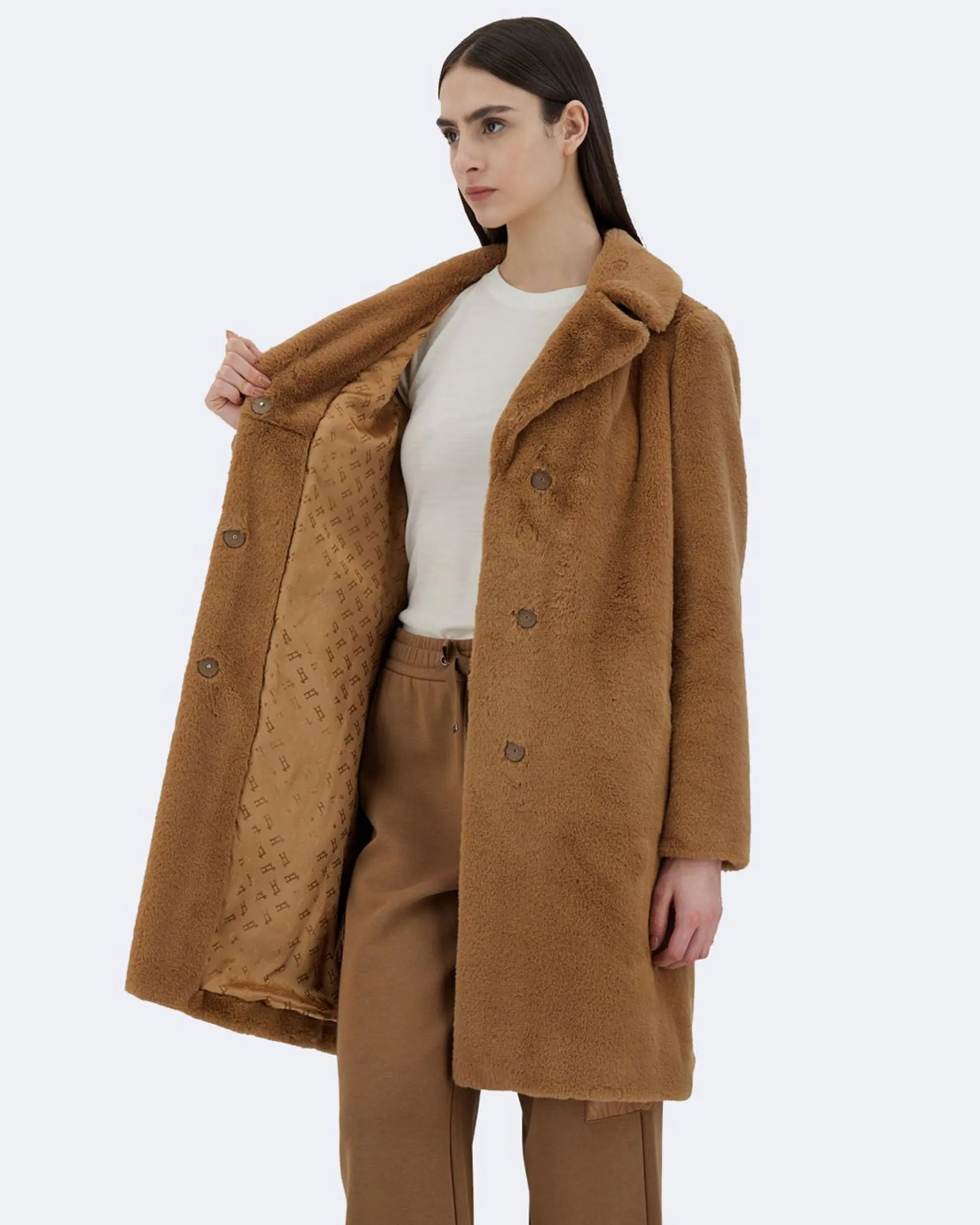 Cappotto in soft faux fur