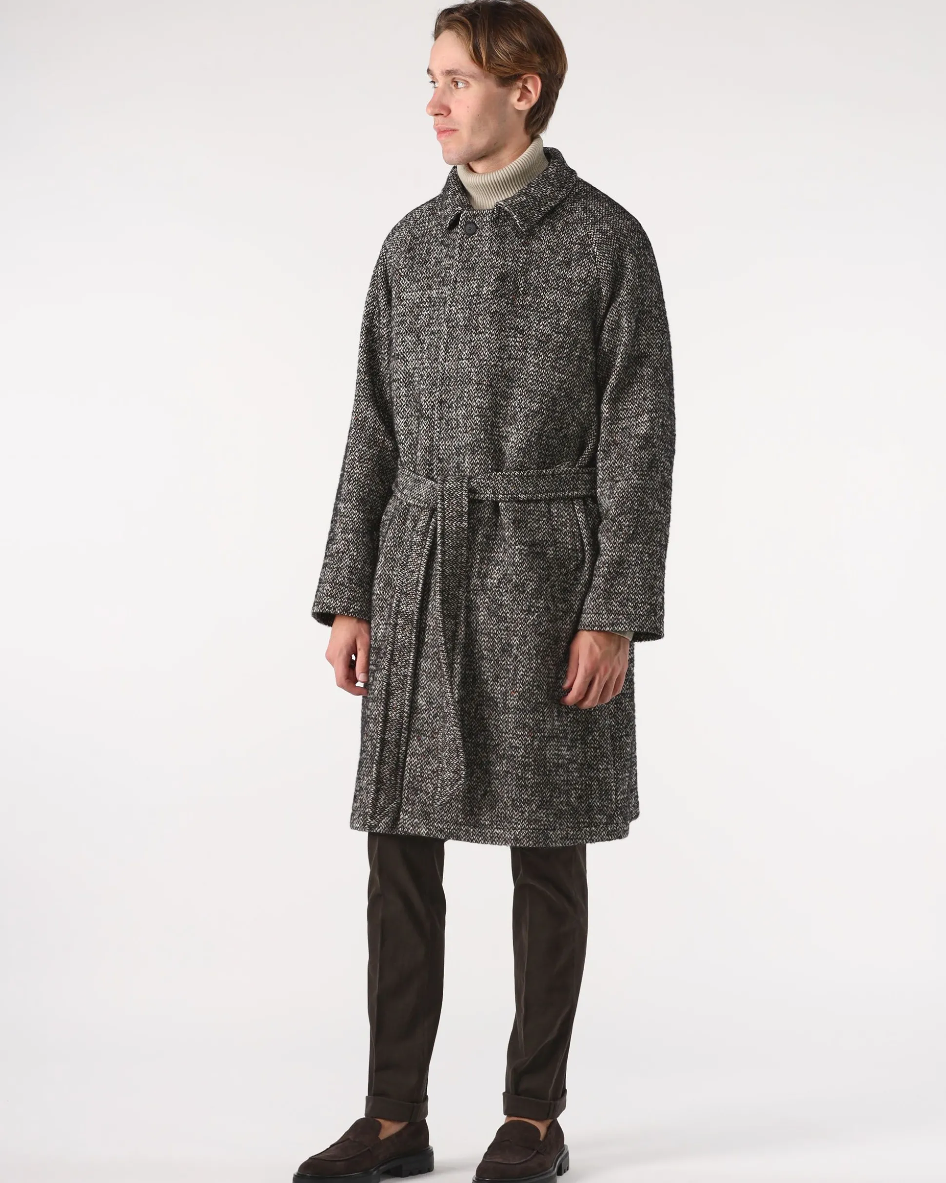 Cappotto Salomon lungo con cintura