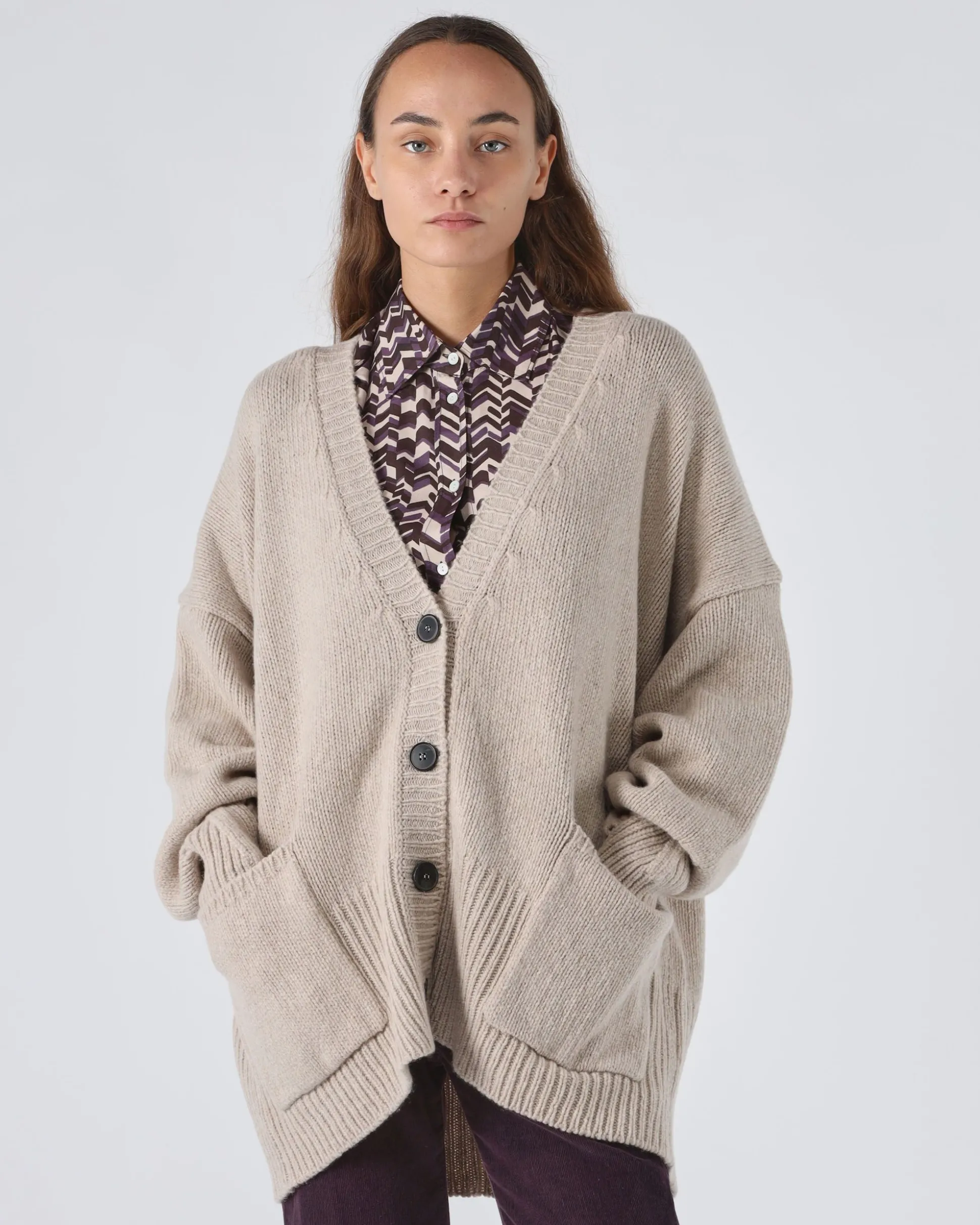 Cardigan in lana Cacha