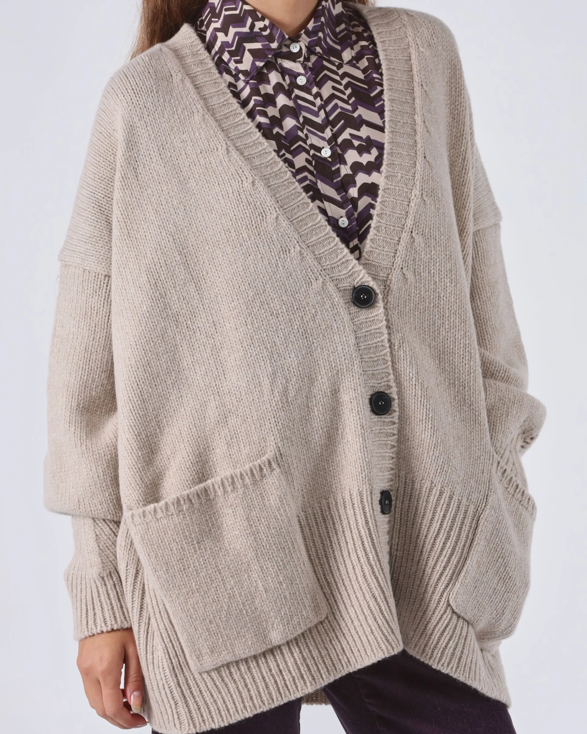 Cardigan in lana Cacha