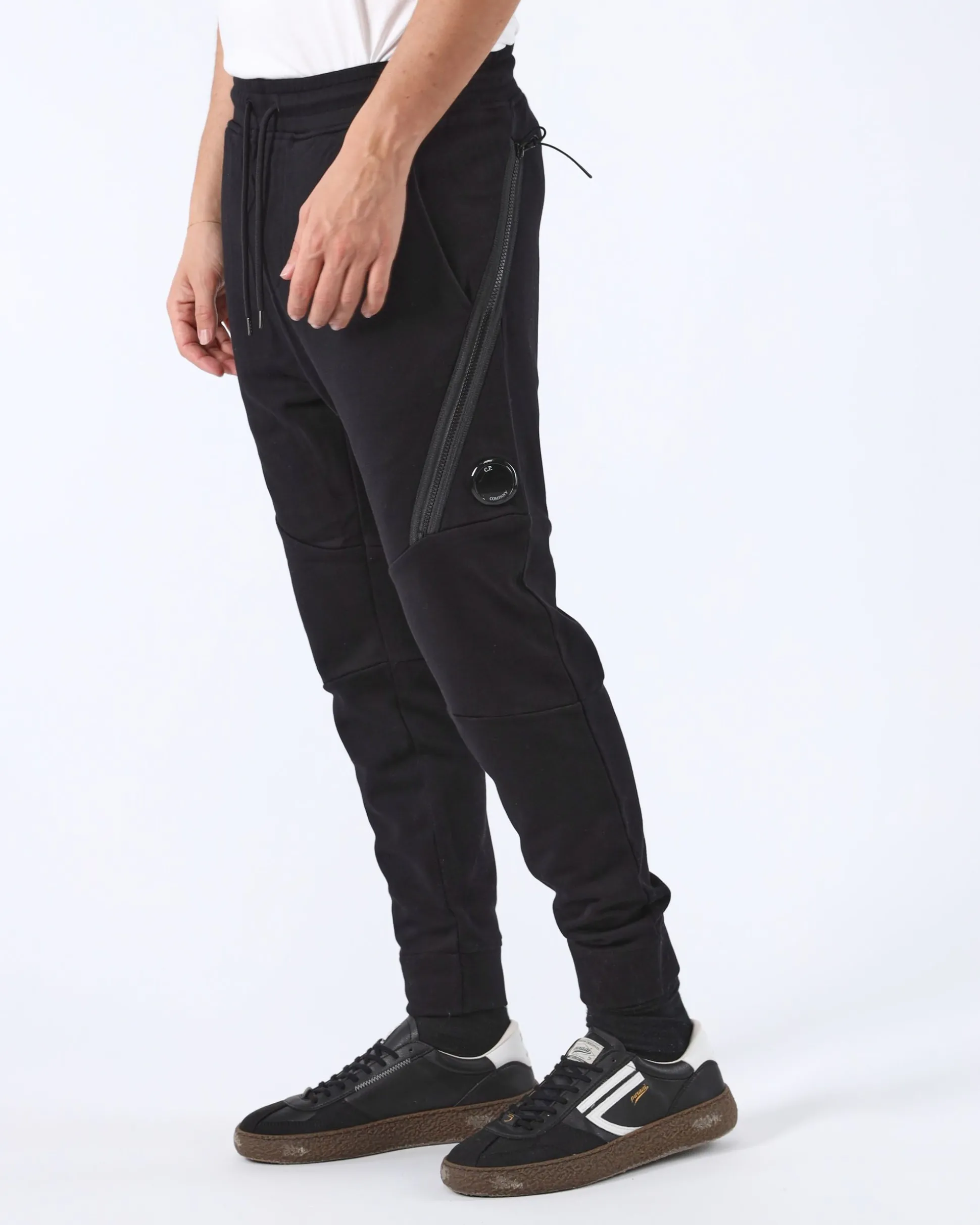 Diagonal Raised Fleece Lens Sweatpants