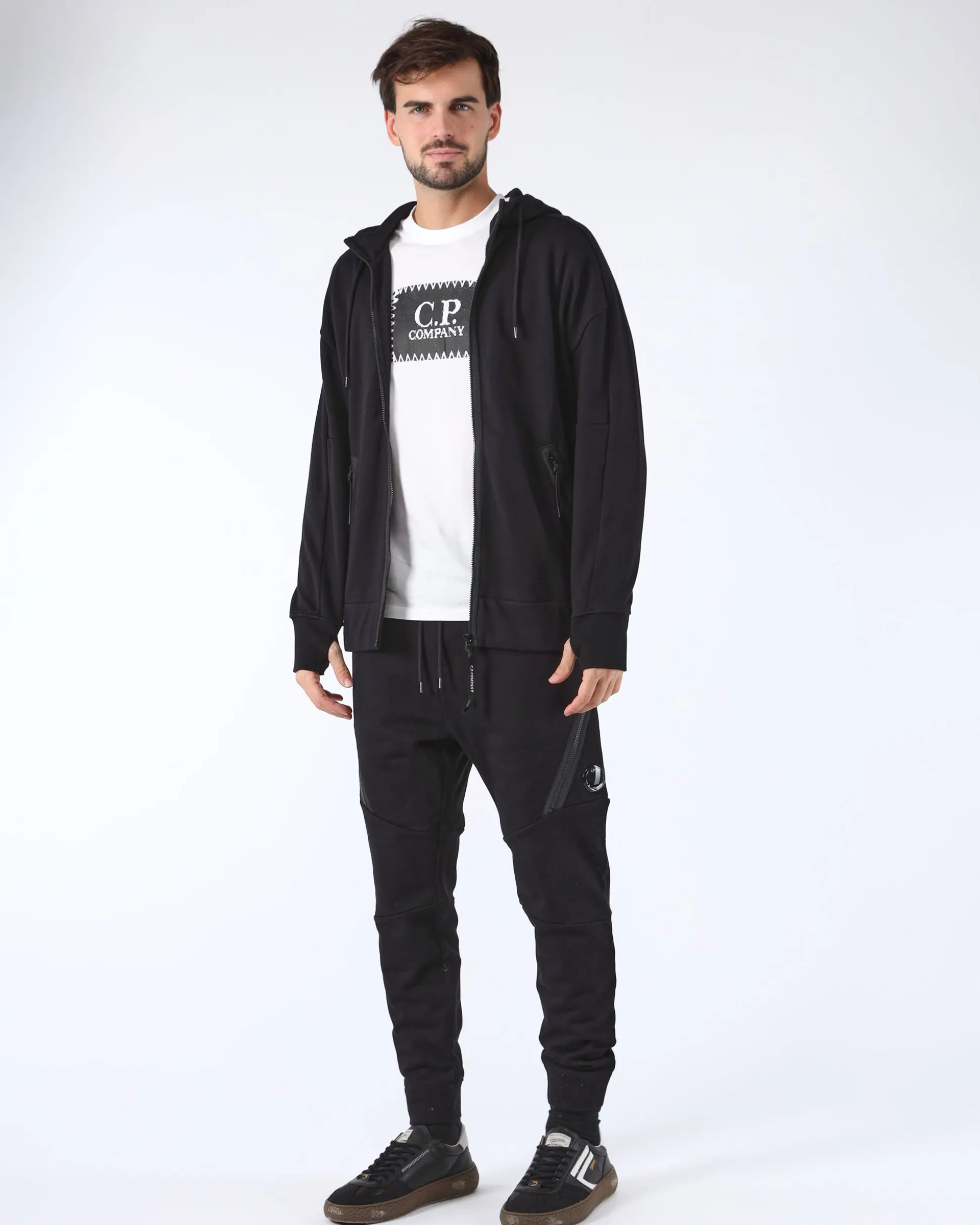 Diagonal Raised Fleece Sweatshirts