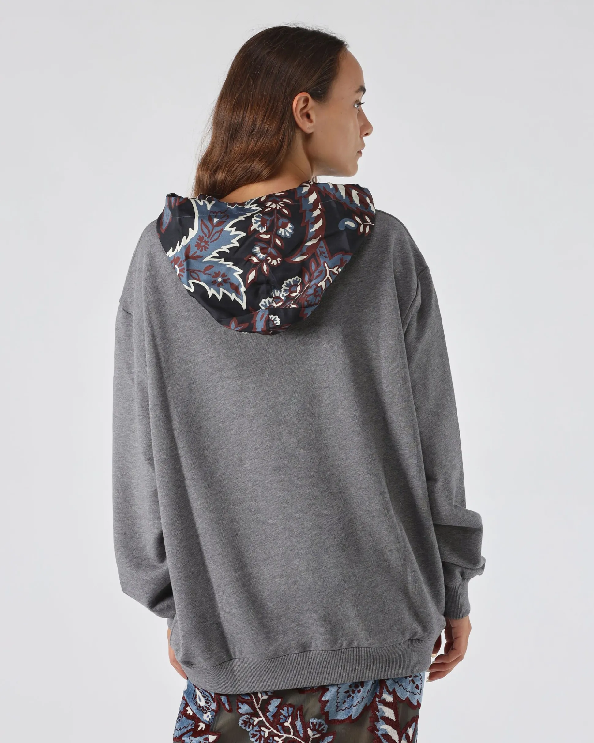 felpa_con_cappuccio_of_gr_5.webp Felpa con cappuccio of Grigio color for only 650 in Donna - Abbigliamento - Felpe - Felpe con Cappuccio - Saldi - Saldi - Abbigliamento - Black Week - Black Friday - Flash Promo - Special Price at Main Website Store, Main Website.