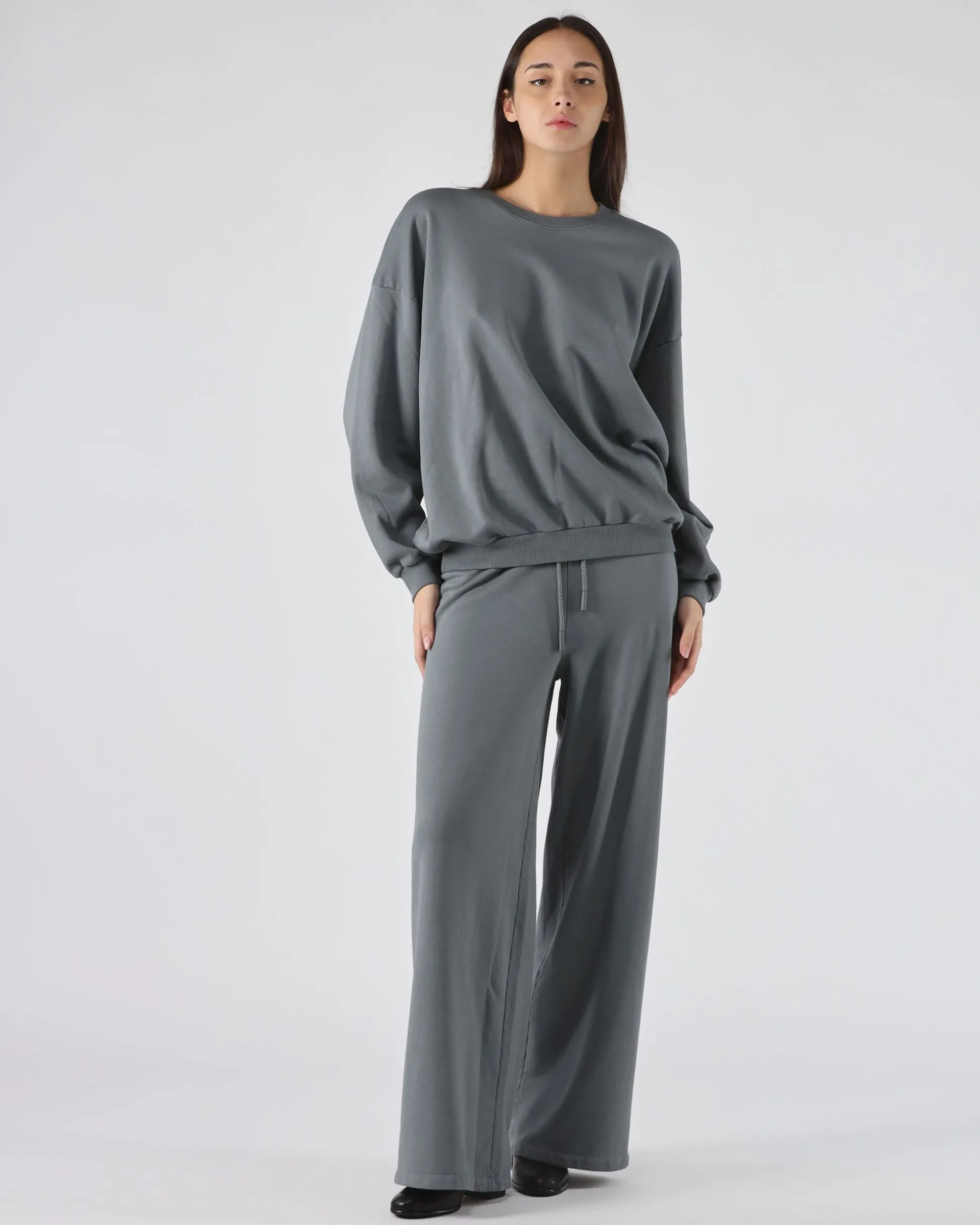 Felpa of Grigio color for only 79 in Donna - Abbigliamento - Felpe - Felpe Girocollo - Saldi - Saldi - Abbigliamento - Black Week - Black Friday - Flash Promo - Special Price at Main Website Store, Main Website.