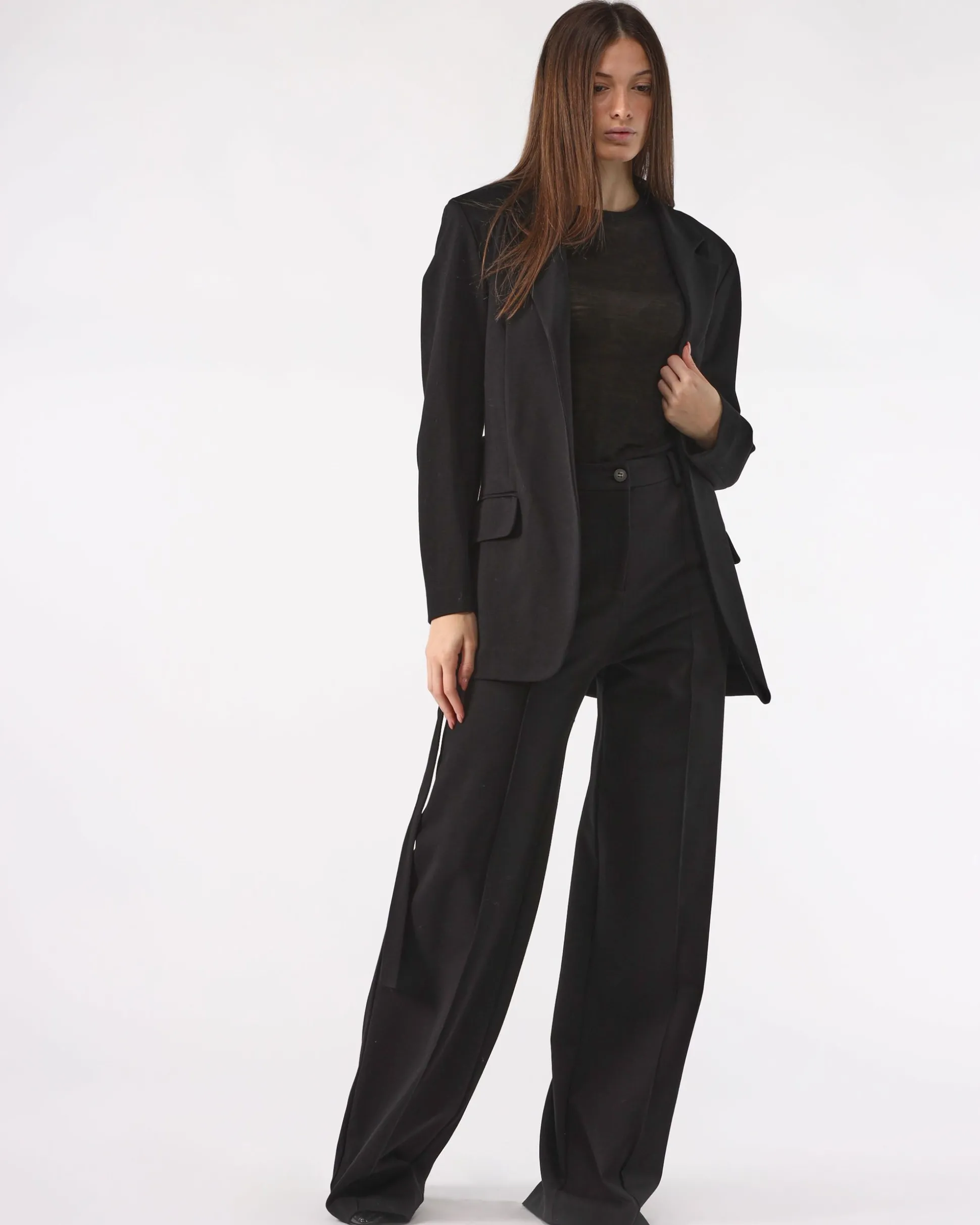 Giacca Paris Nera con Cintura