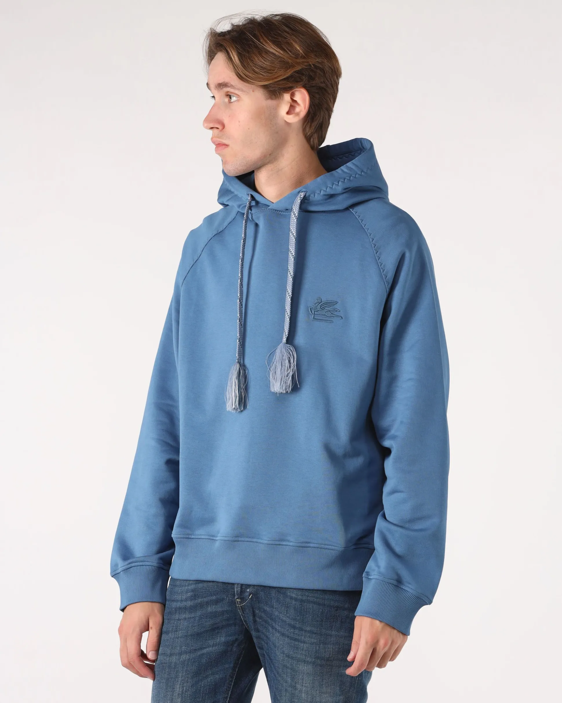 Hoodie con ricamo