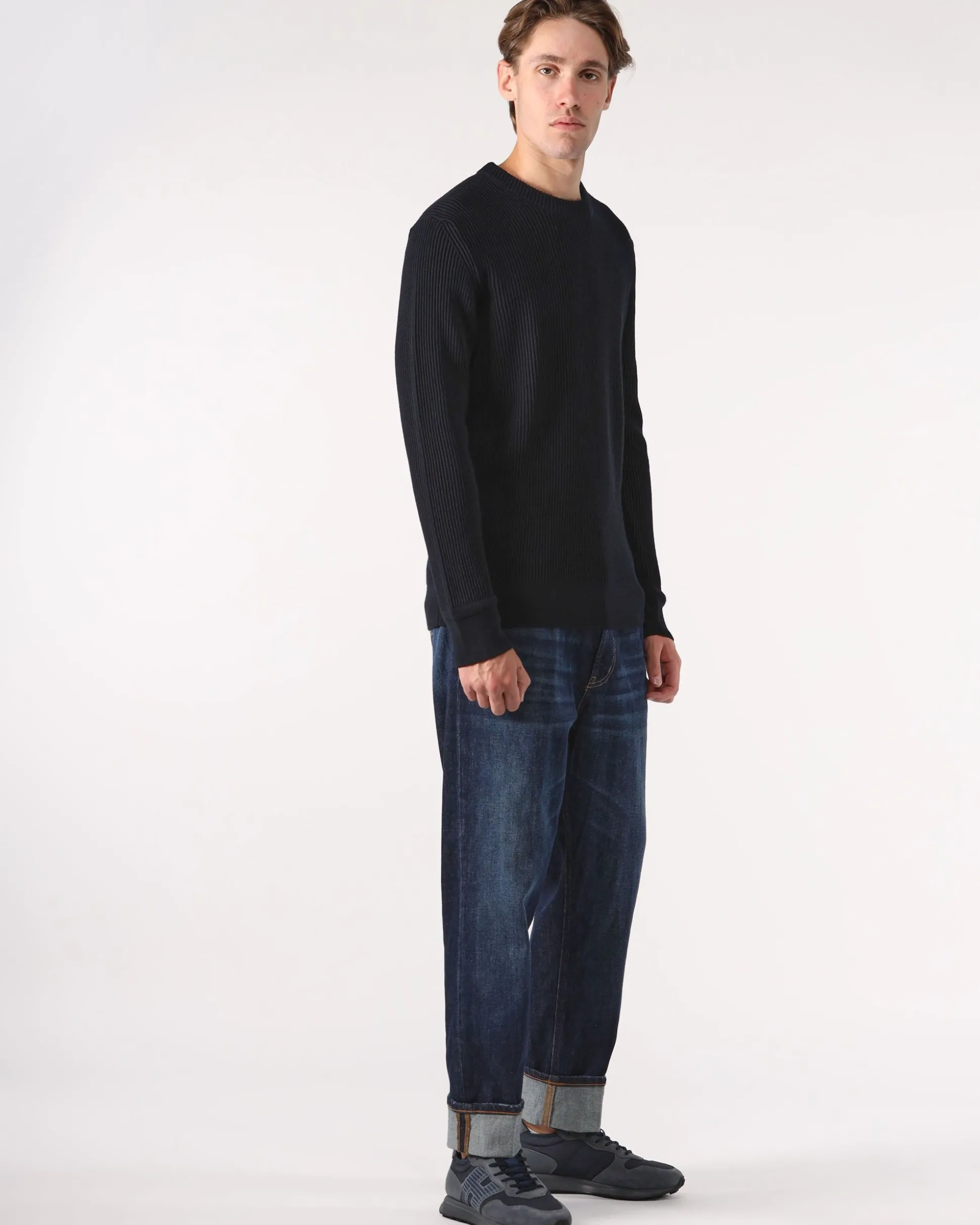 Maglia Full Rib RVS Wool