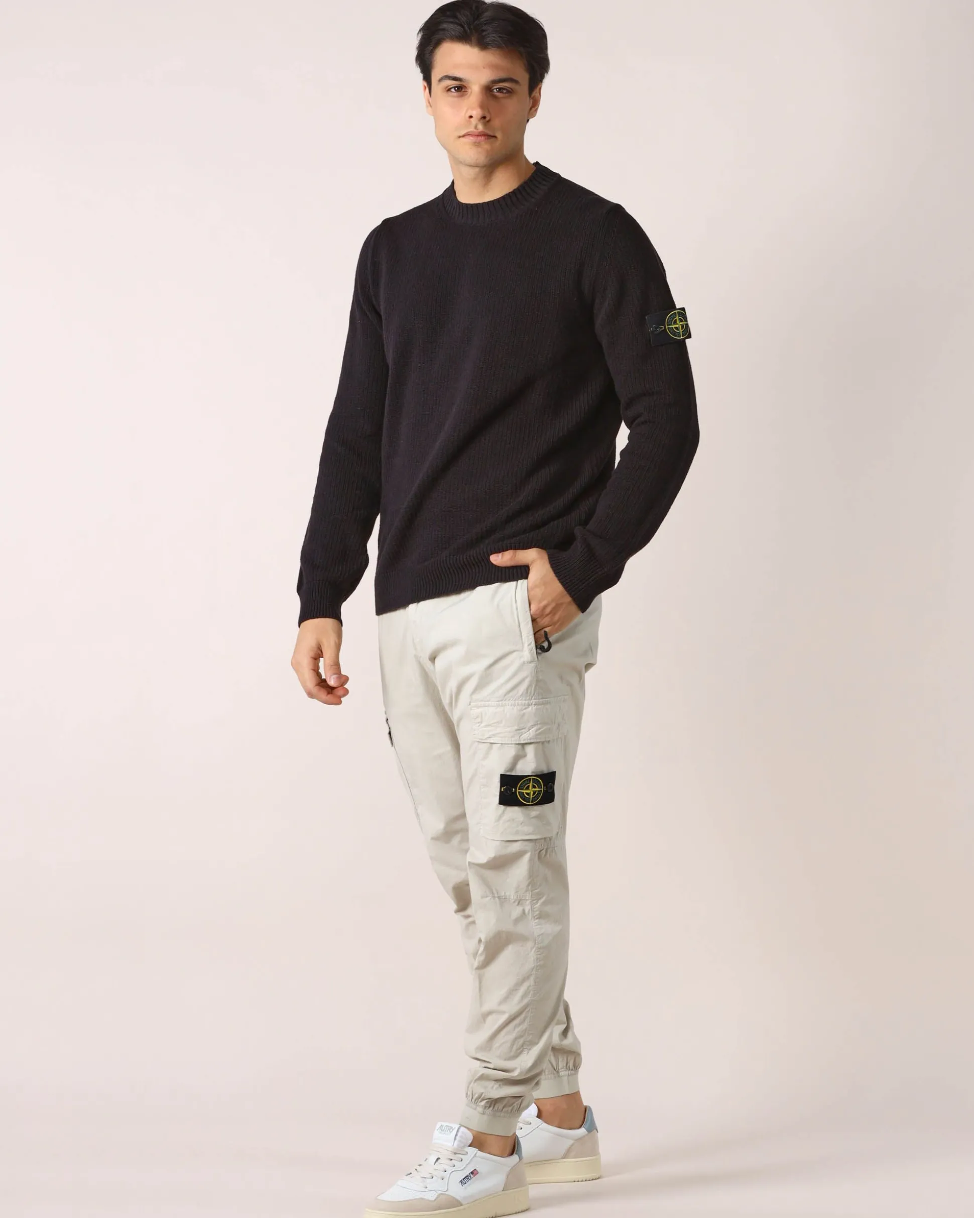 Maglia Girocollo Blu Navy