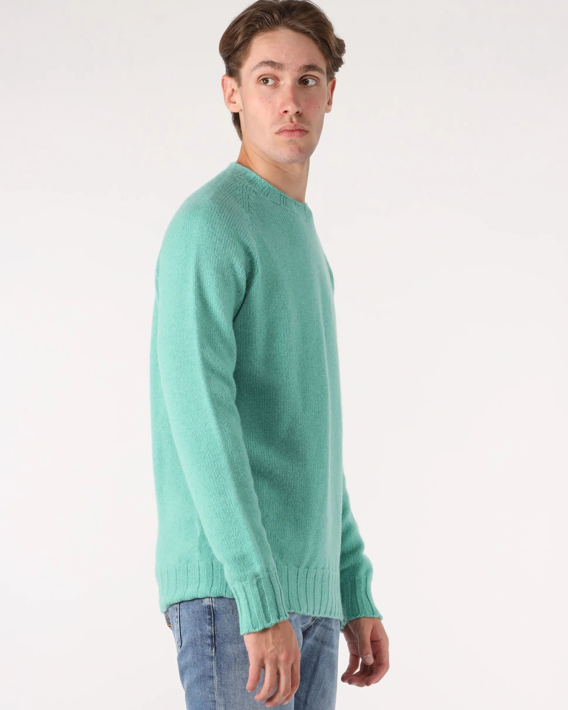 Maglione girocollo in cashmere