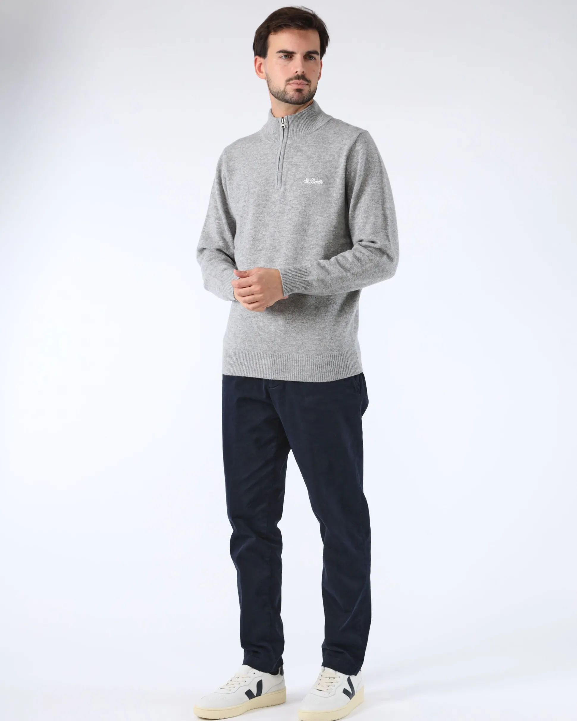 Maglione half zip