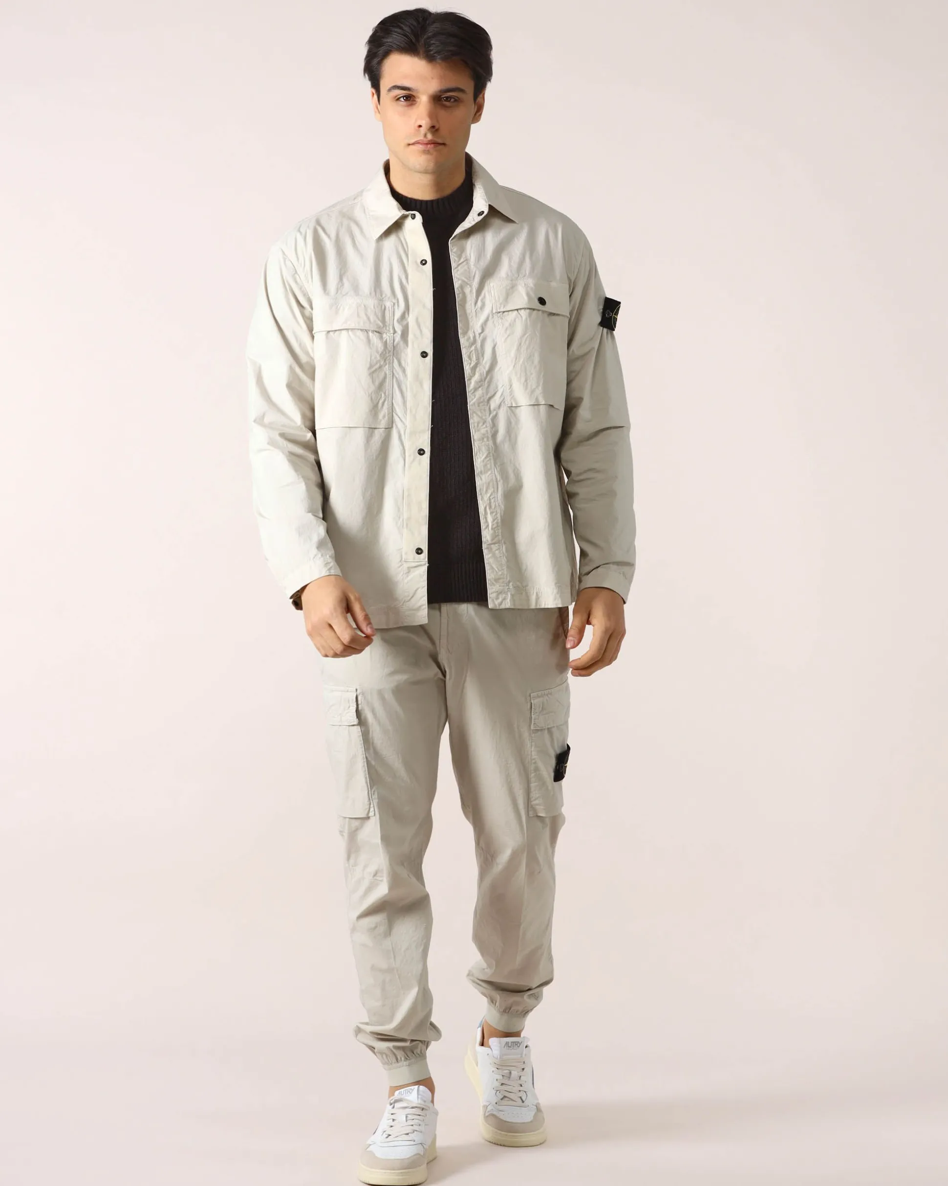 Pantaloni Cargo Sabbia
