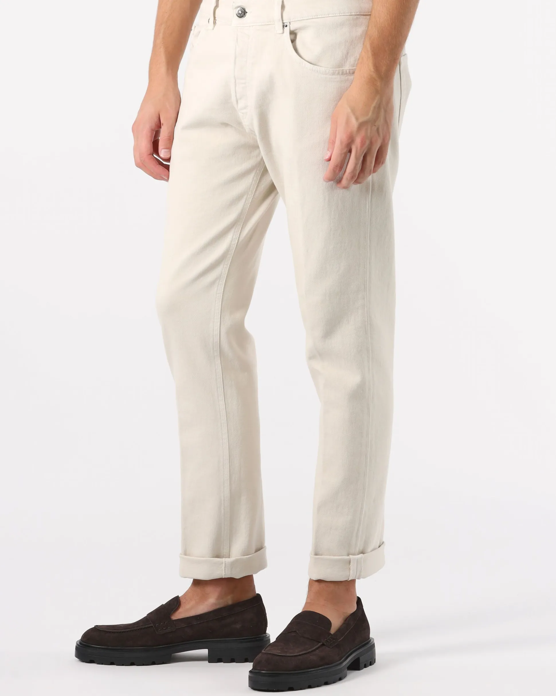 Pantaloni Icon in cotone stretch