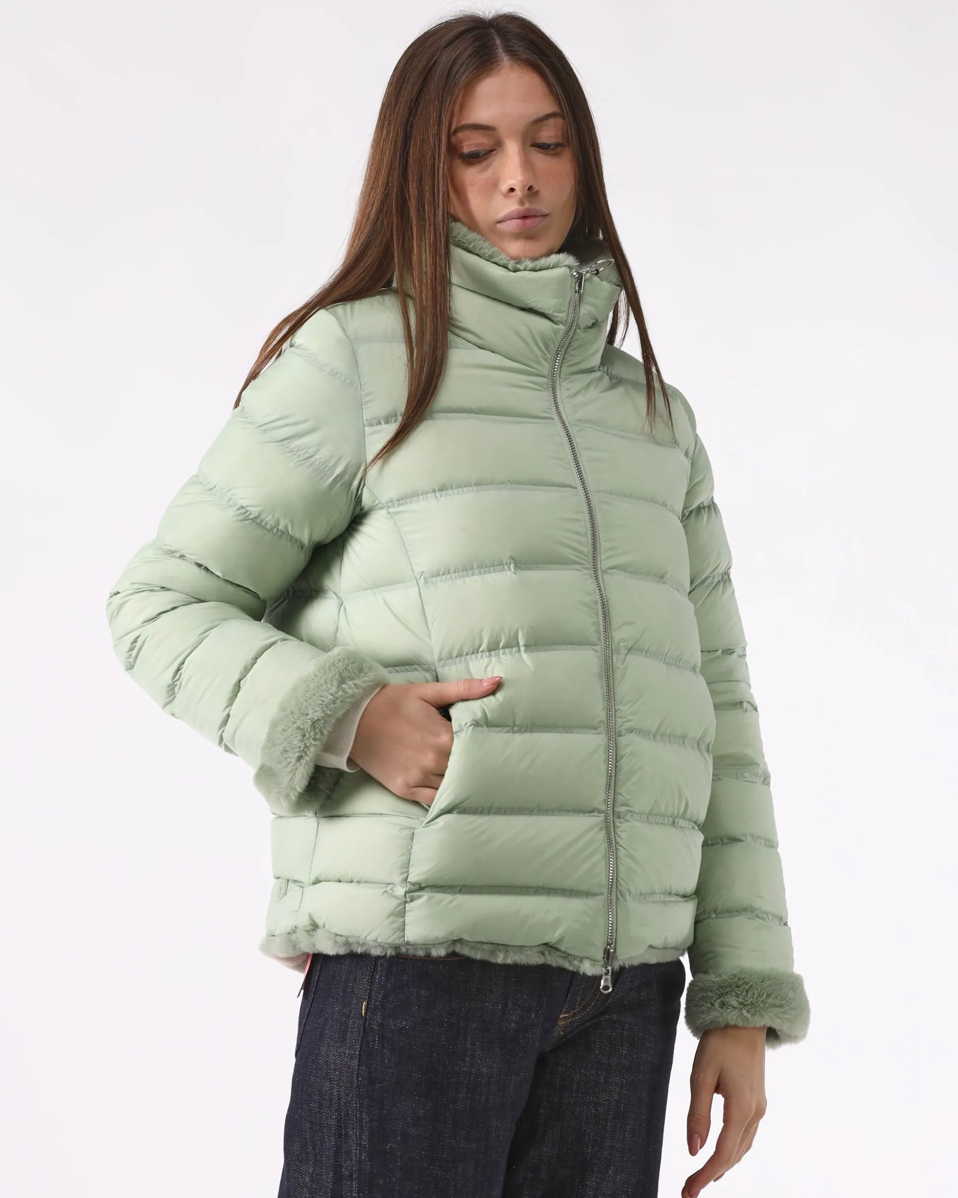 Piumino Reversibile Exuberance Menta