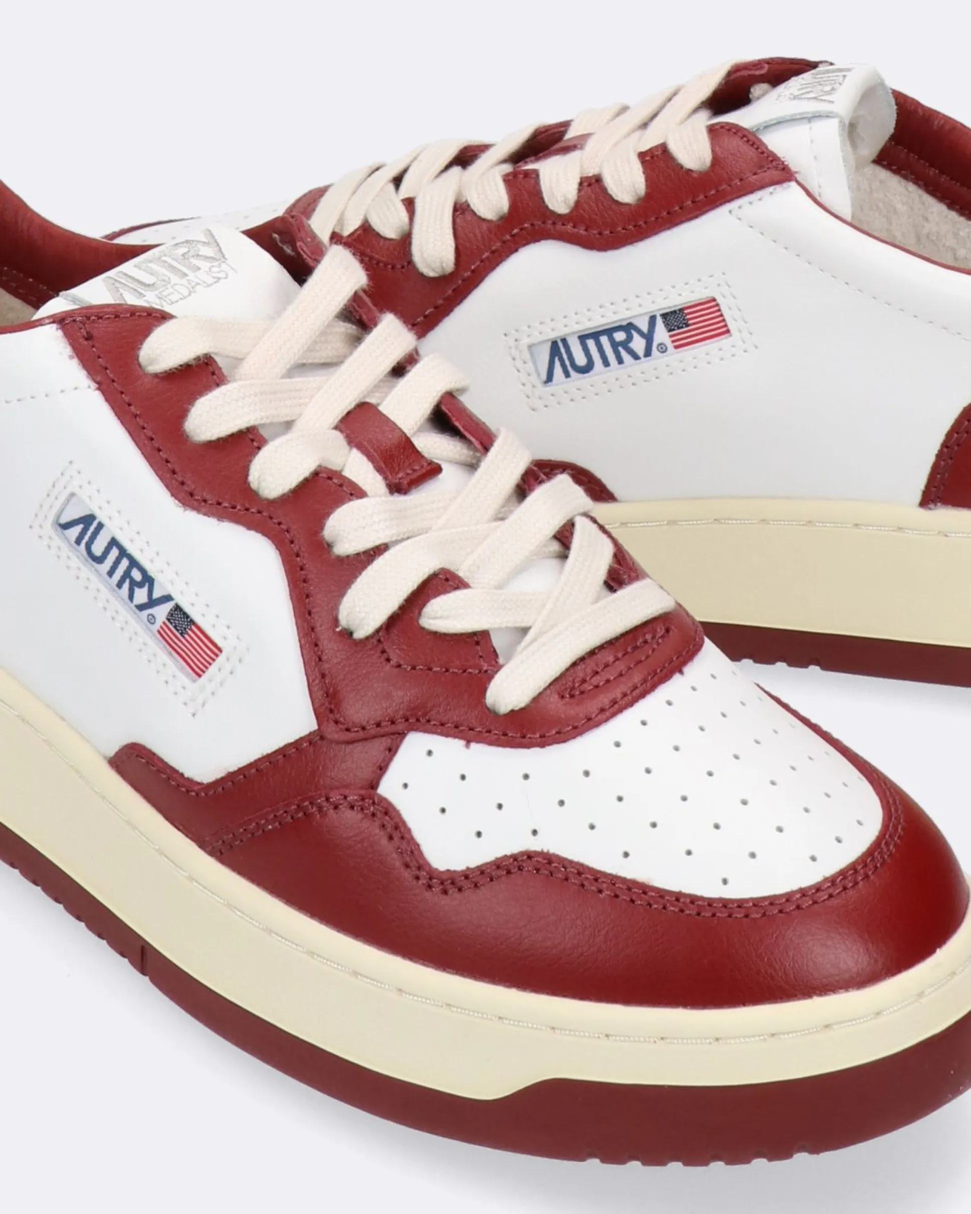 sneakers_basse_medalist_b_2-2.webp Sneakers Basse Medalist Bianche e Bordeaux