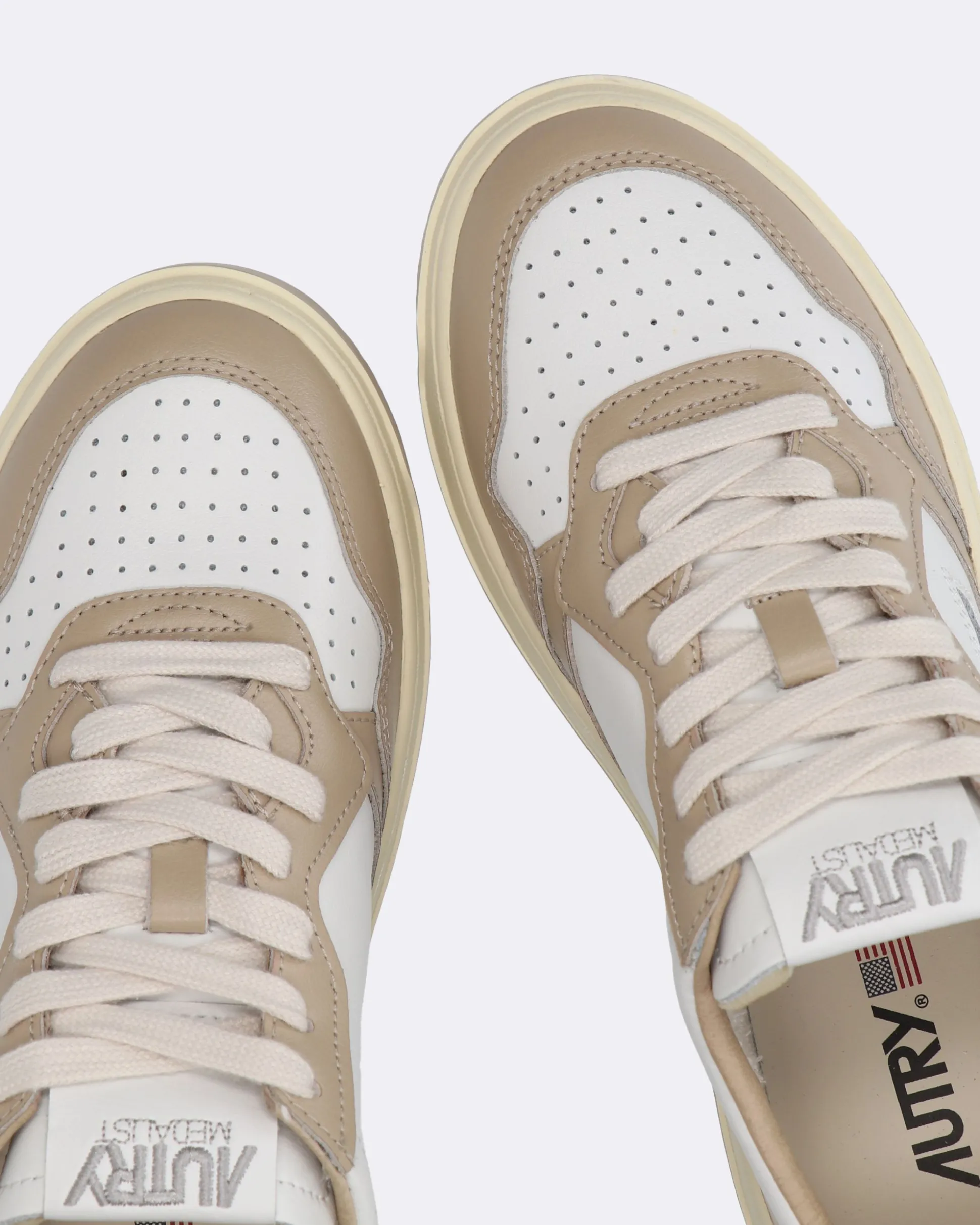 Sneakers Medalist colore bianco e talpa