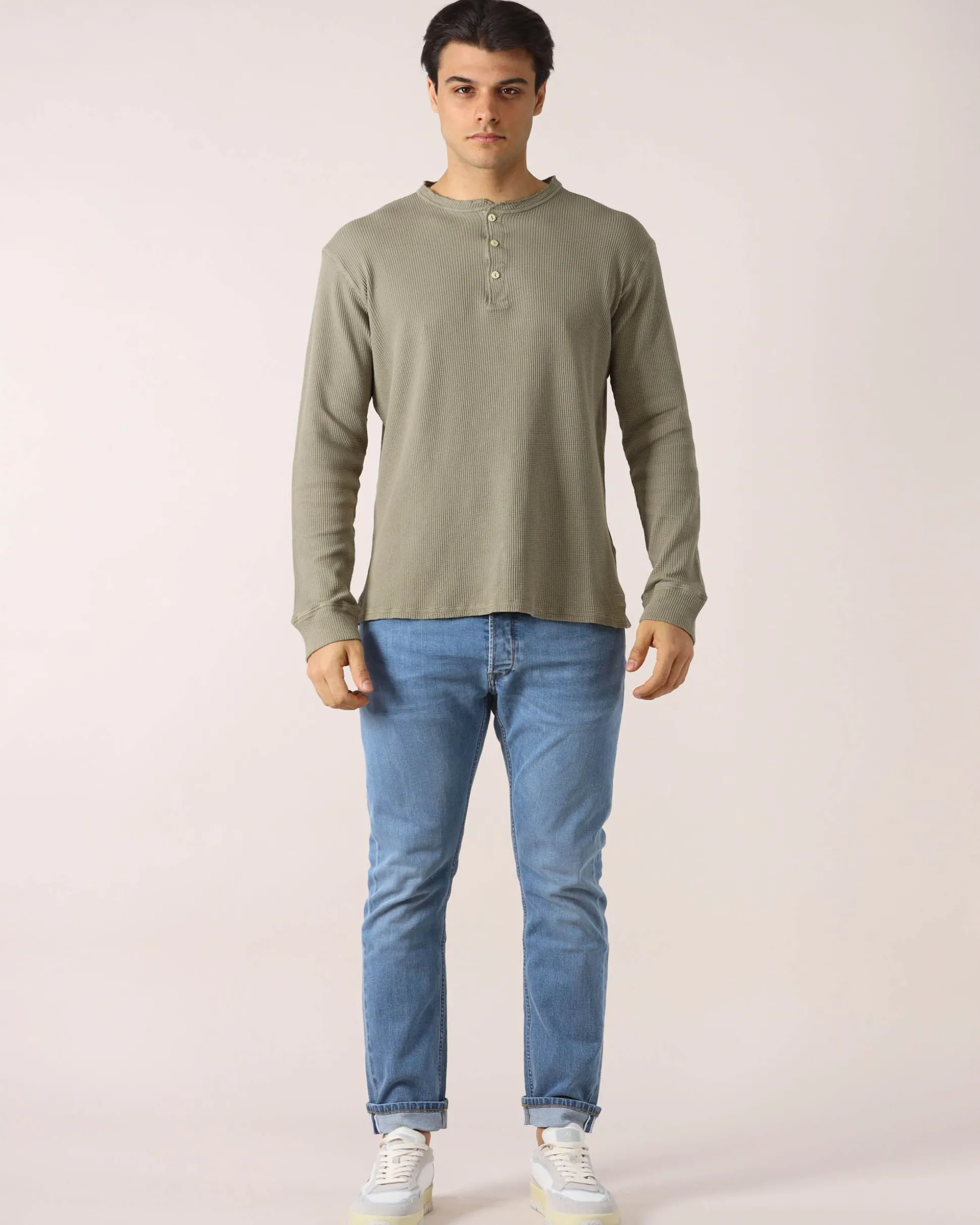 T-Shirt a Maniche Lunghe Verde