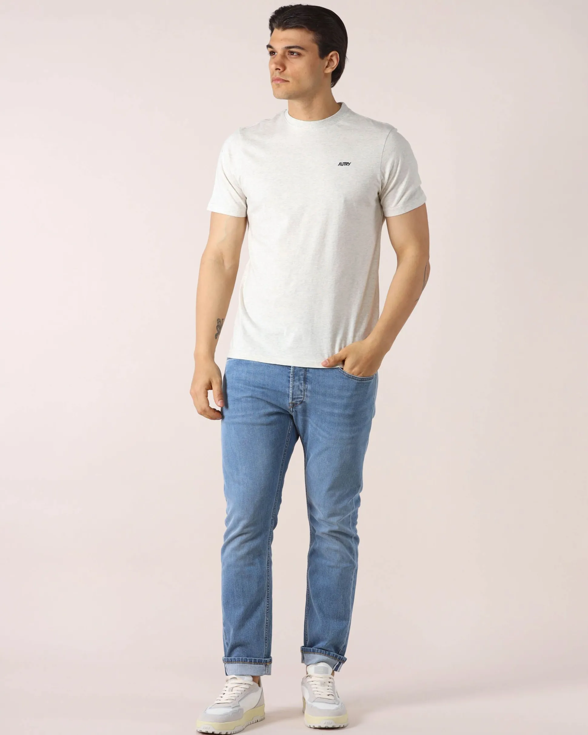 T-Shirt Grigio Melange