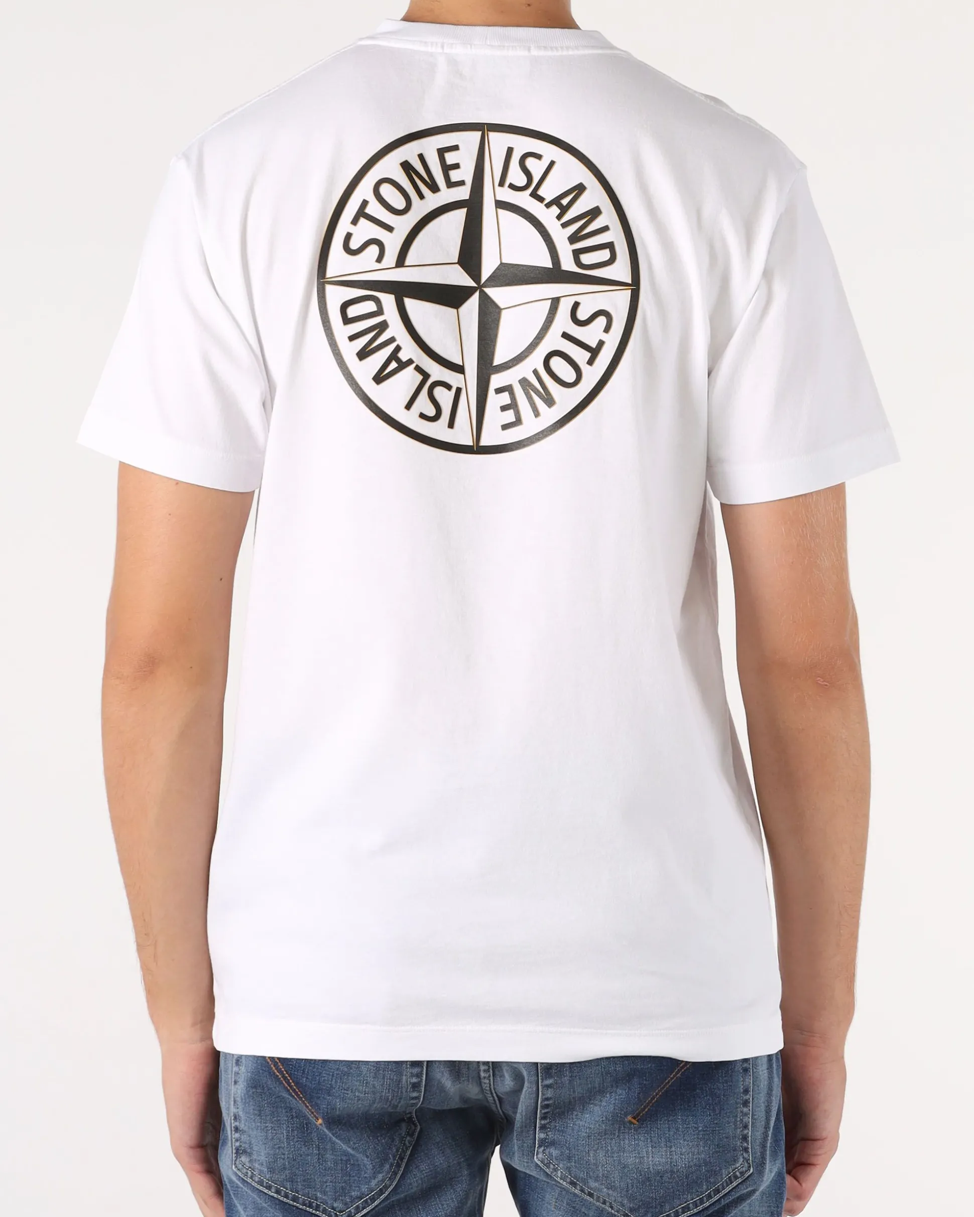 T-shirt in jersey di cotone con stampa