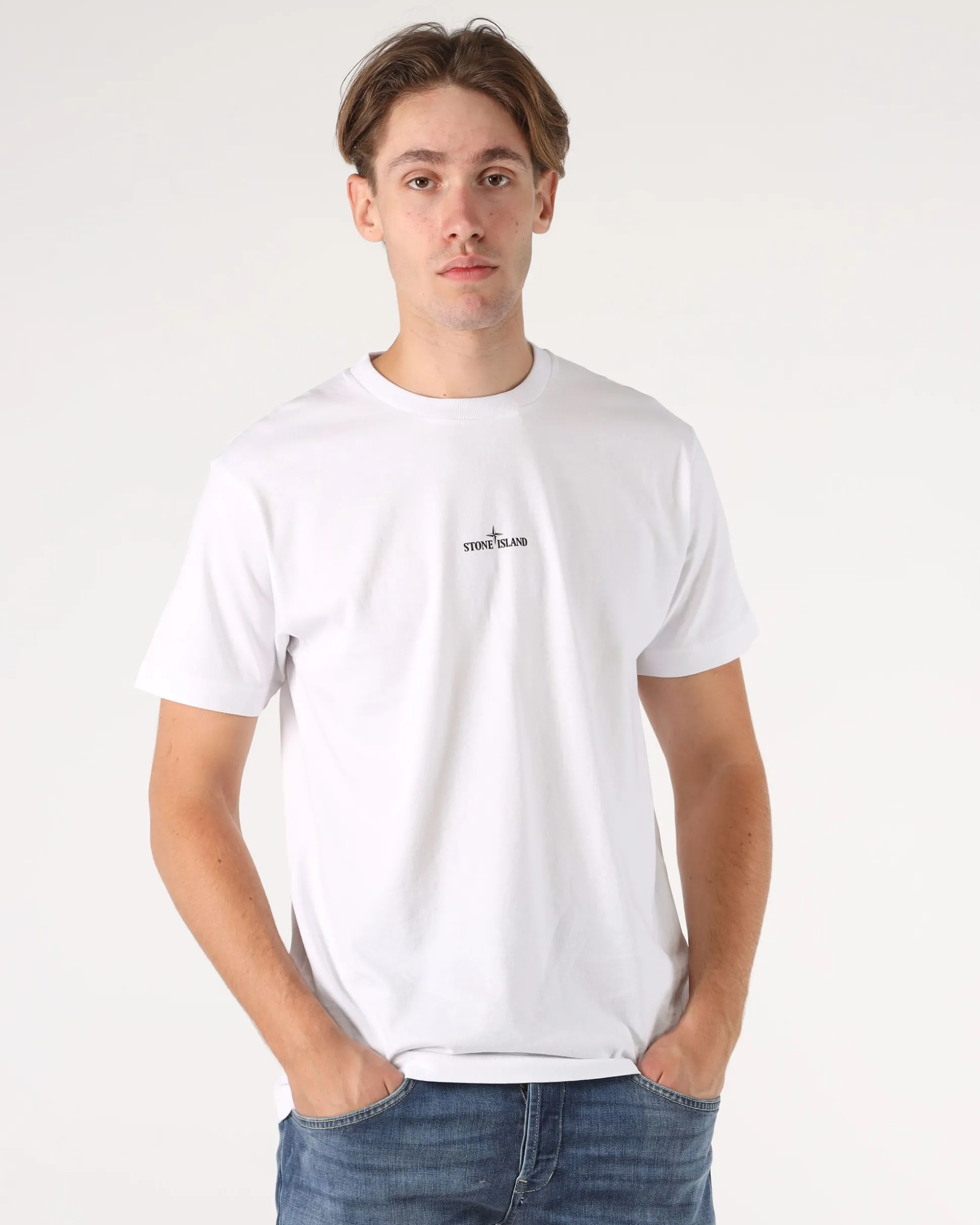 T-shirt in jersey di cotone con stampa