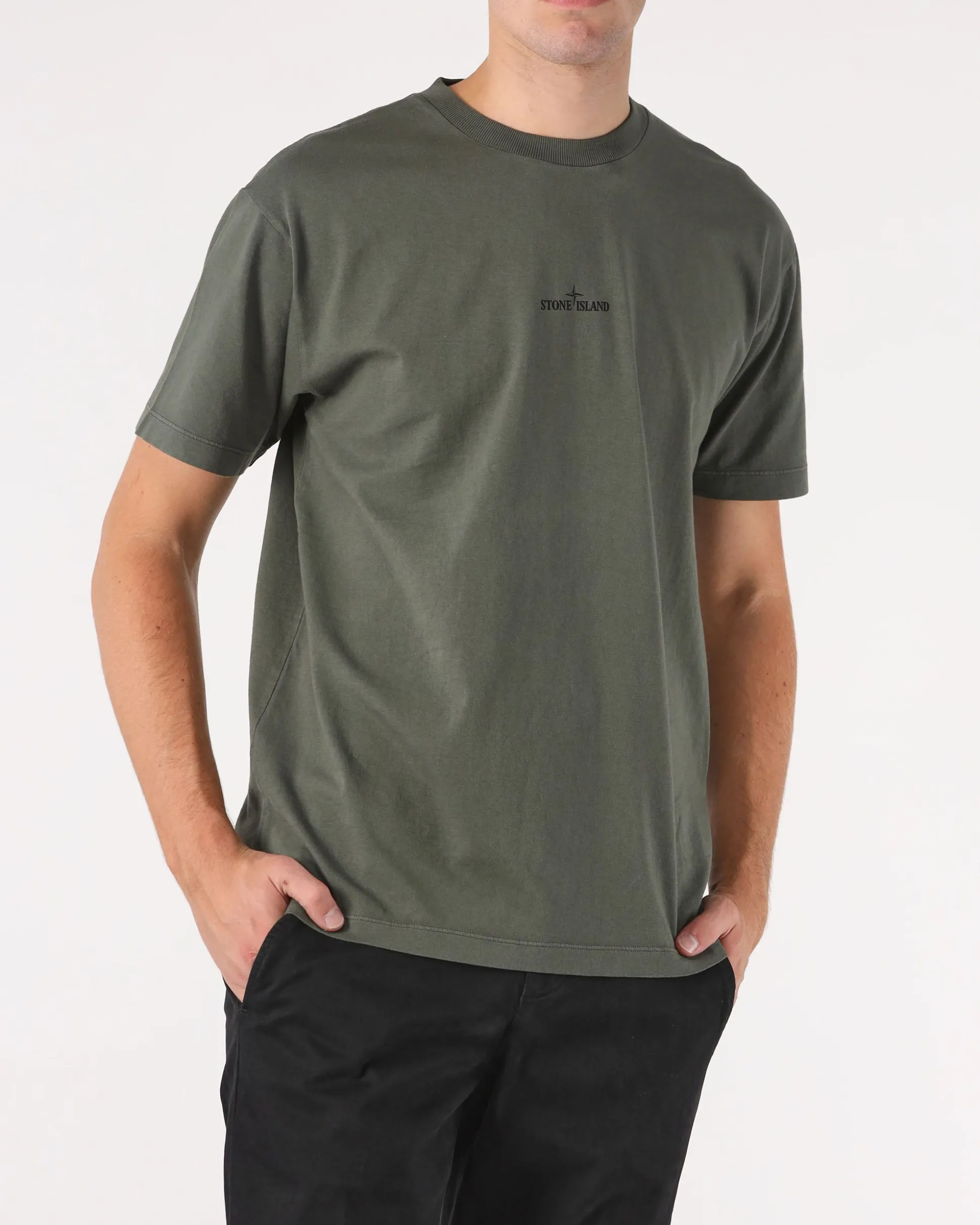 T-shirt in jersey di cotone con stampa
